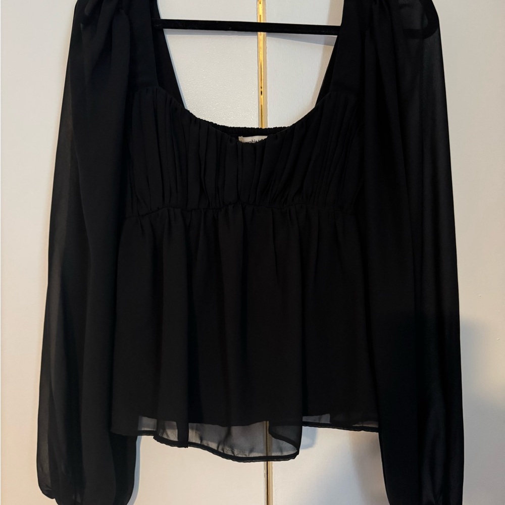 Elegant Black Women's Top